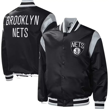 Brooklyn Nets Starter Force Play Varsity Jacket