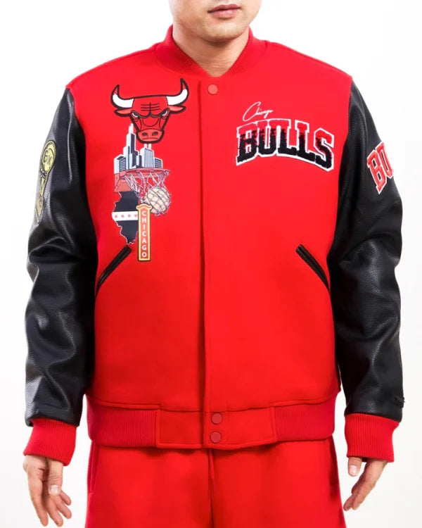 Chicago Bulls Home Town Varsity Jacket