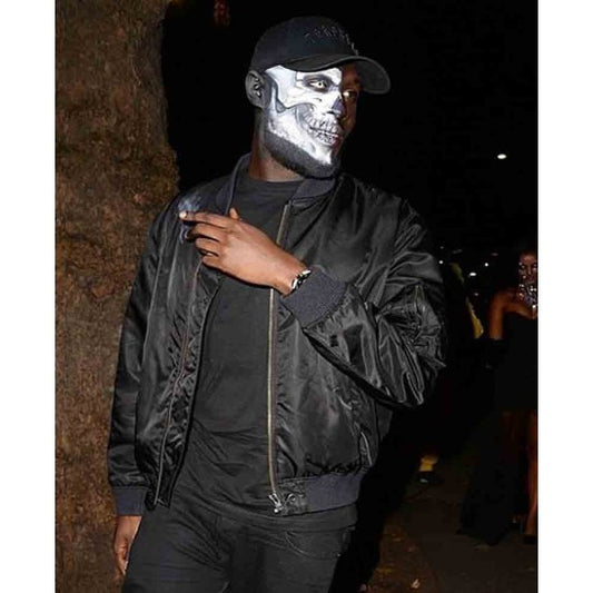 STORMZY BOMBER BLACK HALLOWEEN JACKET