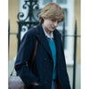 Emma Corrin The Crown Blue Coat