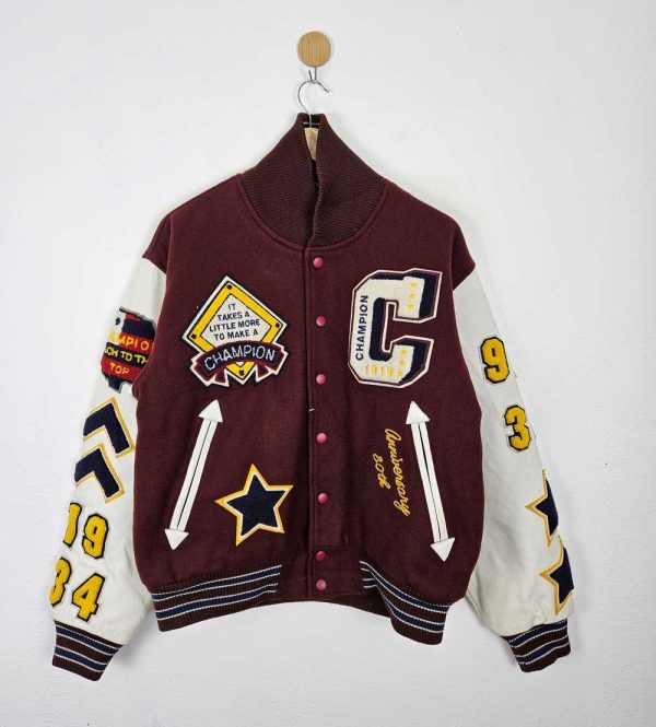 Champion Vintage Varsity Patch Jacket