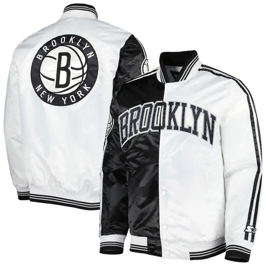 Brooklyn Nets Starter White Jacket