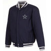 JH Design Dallas Cowboys Gray/Navy Fleece Jacket