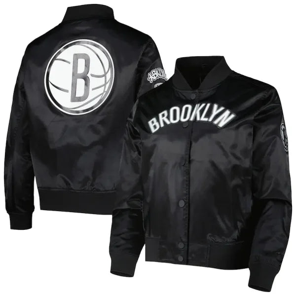 Brooklyn Nets Classics Satin Jacket