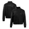 Brooklyn Nets Black Triple Wool Varsity Jacket