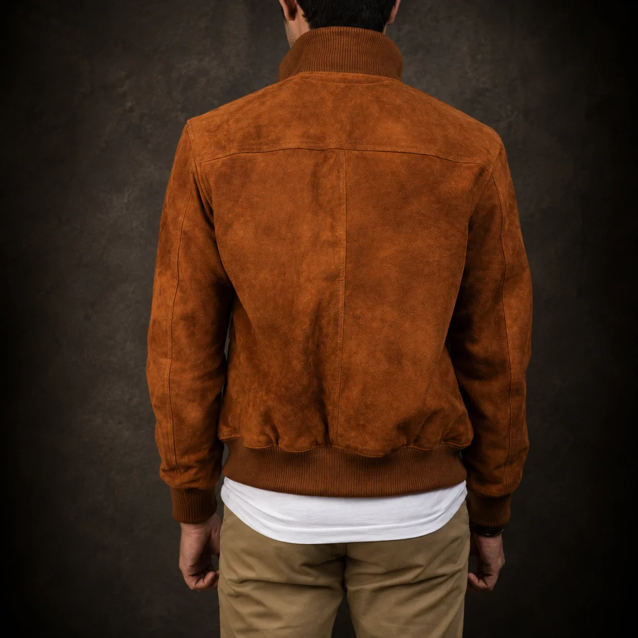 Sawyer Brown Suede Bomber Jacket alternate