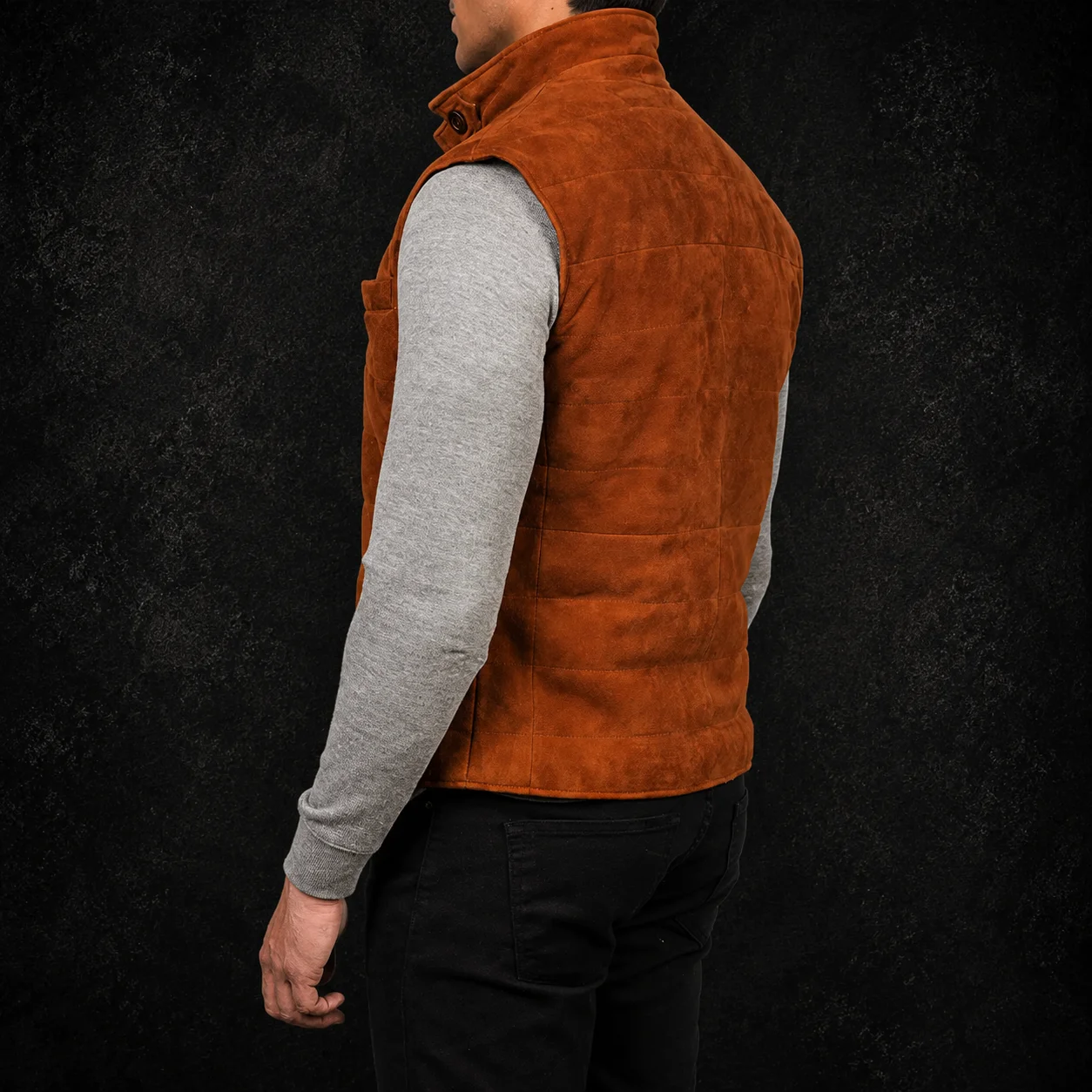 Ashton Brown Suede Vest alternate
