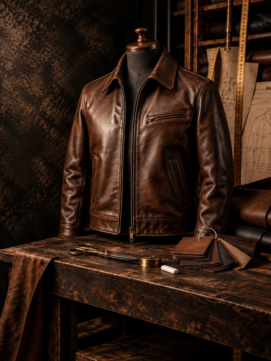 Jonny N Guys original jacket design imagery for custom leather jacket inspiration