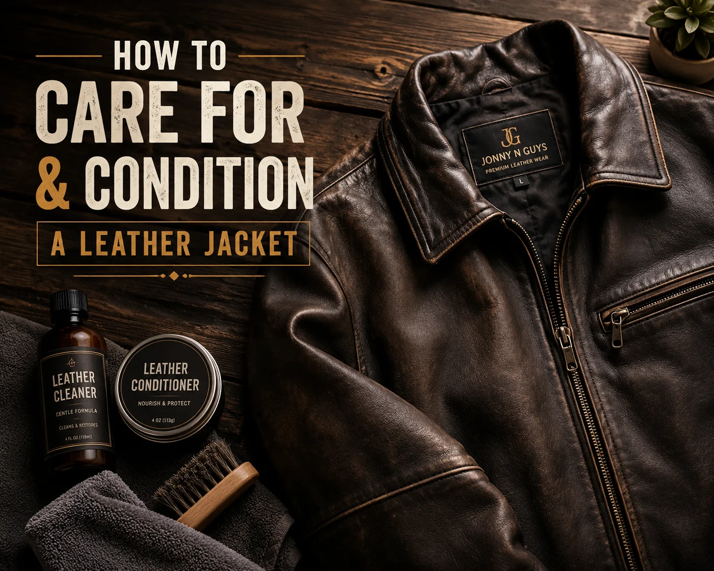 How to Care for and Condition a Leather Jacket: Complete Guide