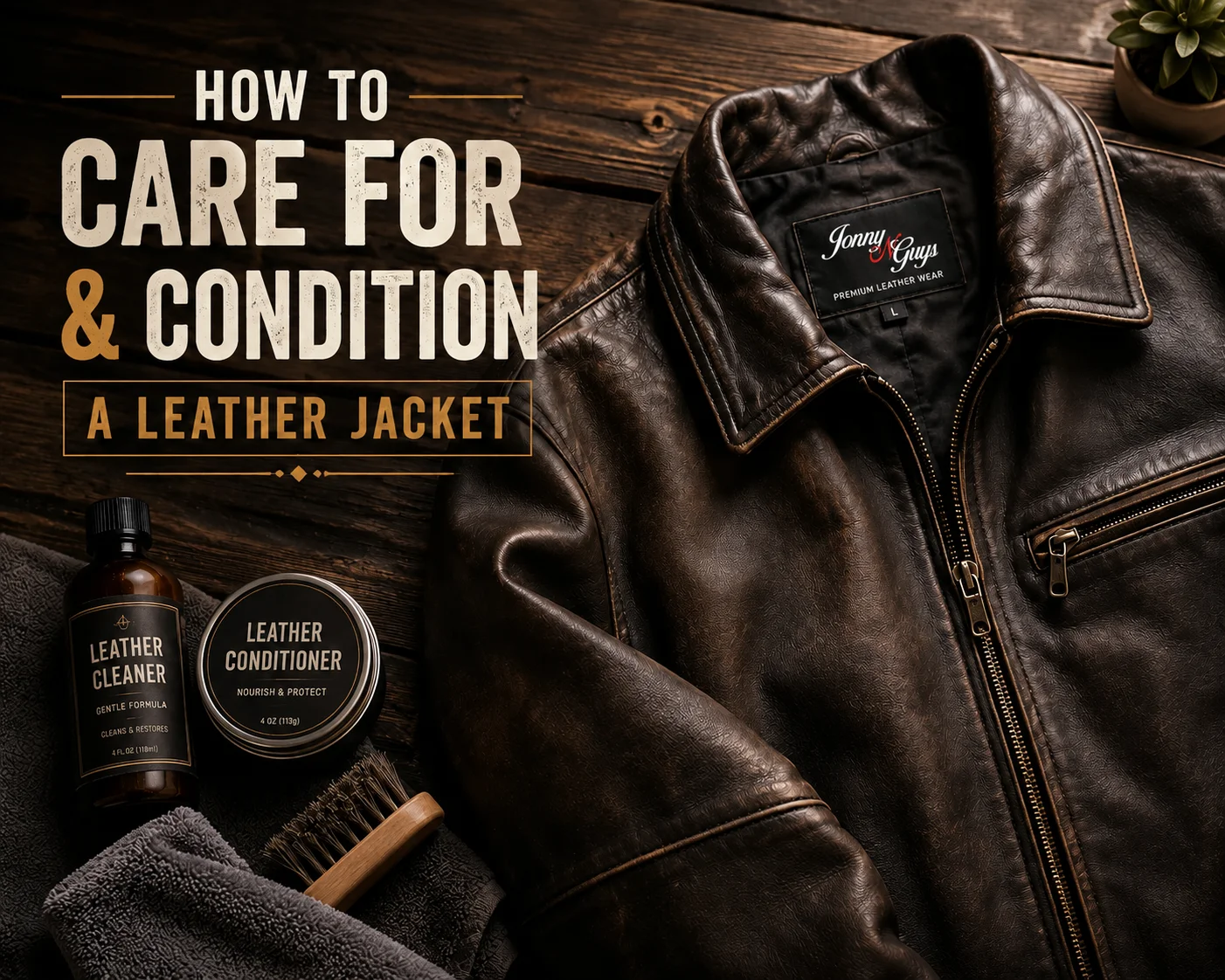 How to Care for and Condition a Leather Jacket: Complete Guide
