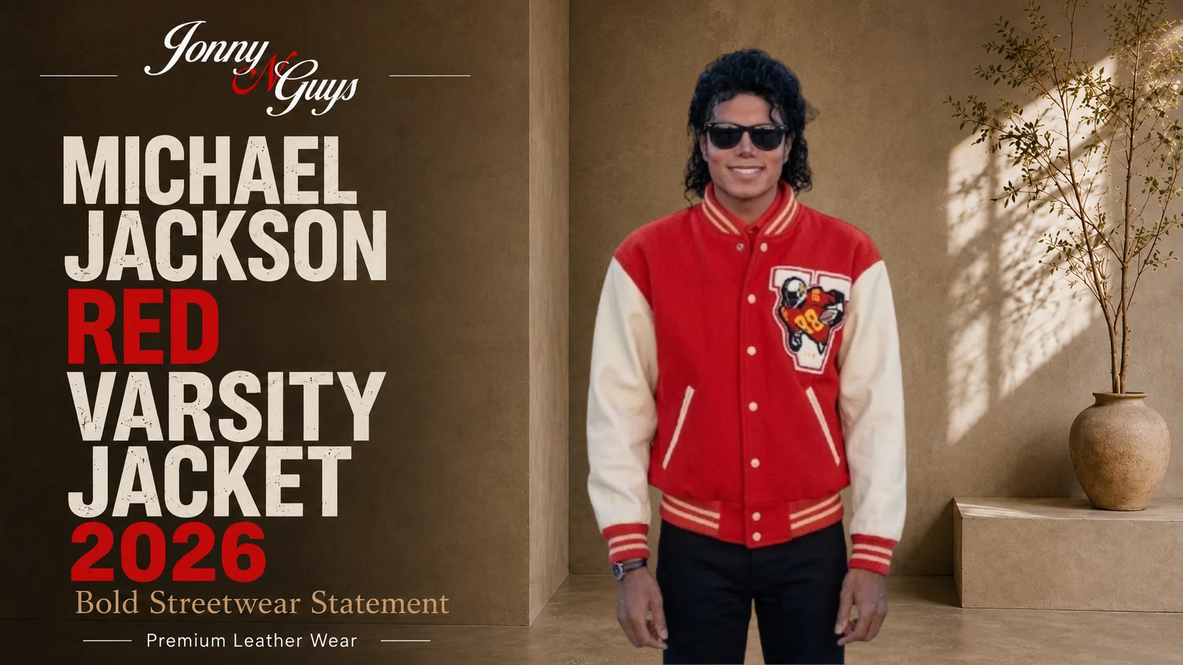 Michael Jackson Red Varsity Jacket 2026: The Bold Varsity Look Making a Comeback