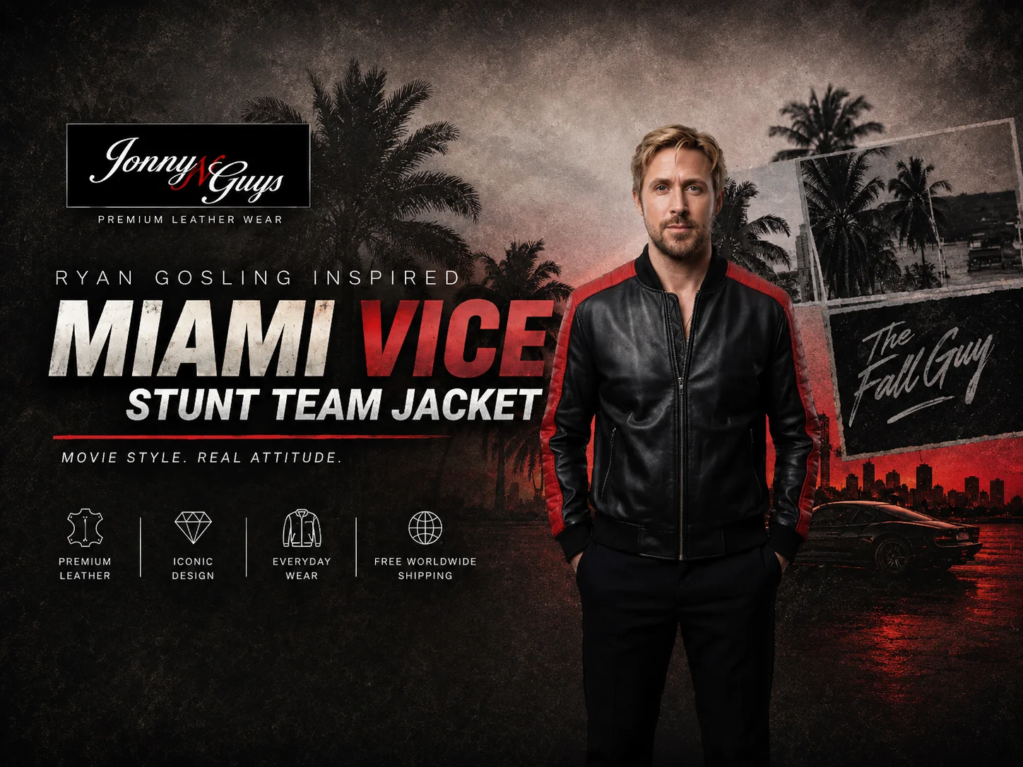 Ryan Gosling The Fall Guy Miami Vice Stunt Team Jacket: Story, Style & Buying Guide