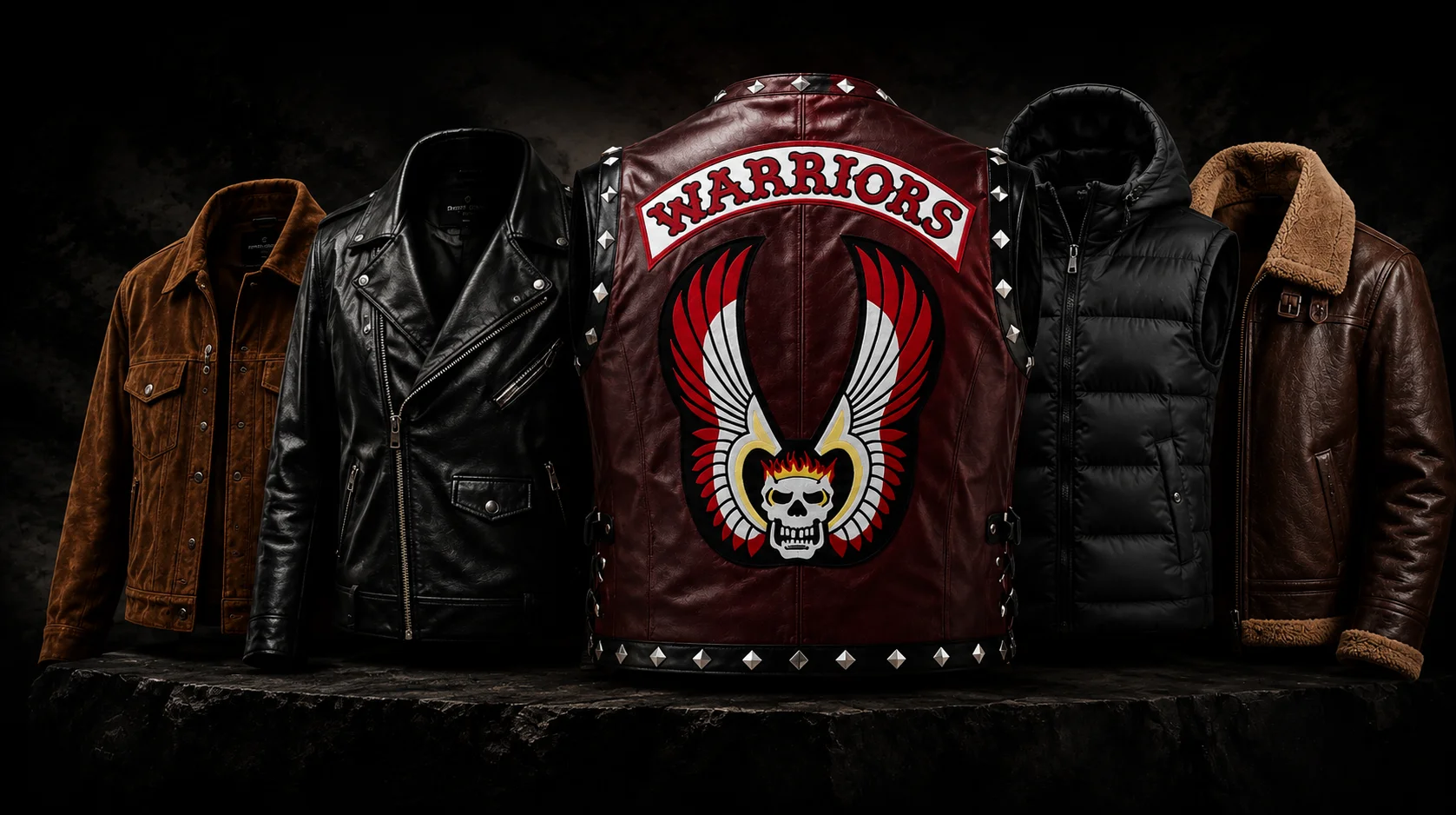 The Warriors Leather Vest: A Bold Statement in Men’s Leather Fashion