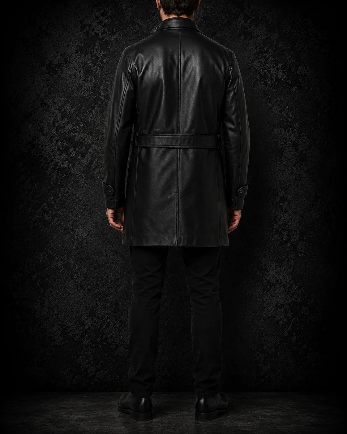Varden Black Leather Field Jacket alternate