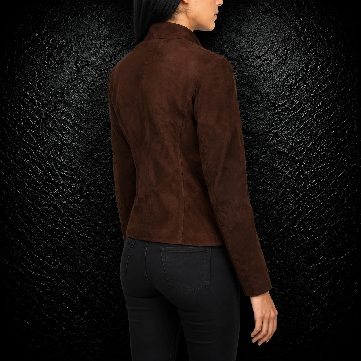 Sorella Mocha Suede Biker Jacket alternate